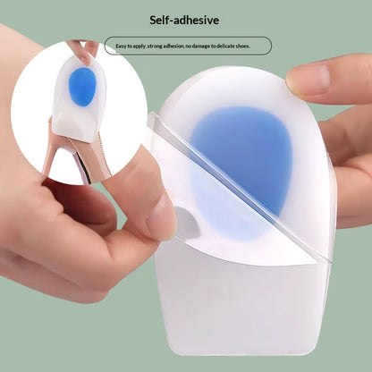 Heel Cups for Heel Pain Relief Long-Lasting Silicone Inserts for Plantar Fasciitis Heel Spurs Achilles Tendonitis