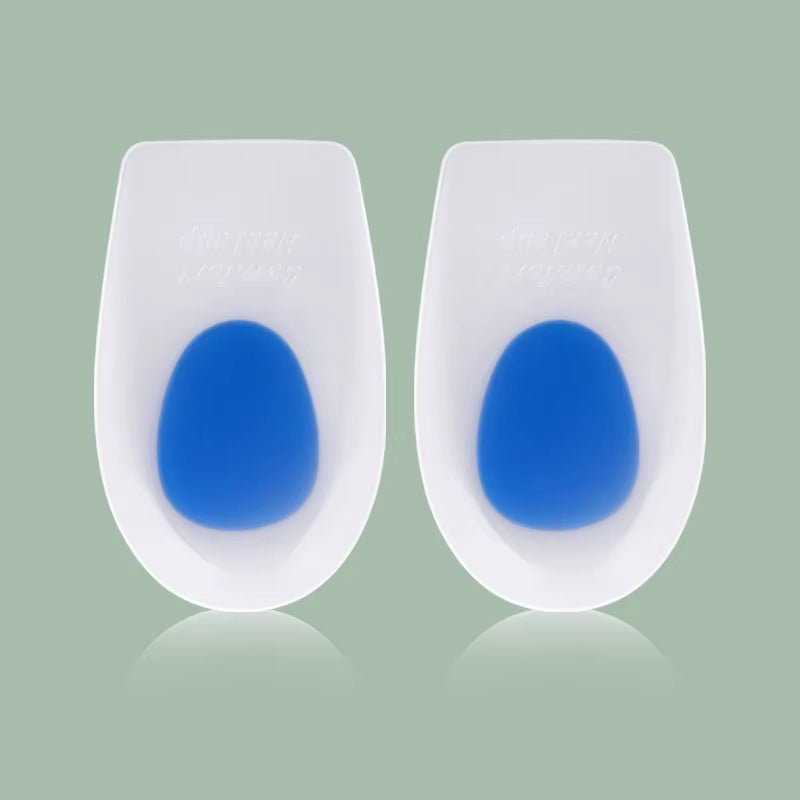 Heel Cups for Heel Pain Relief Long-Lasting Silicone Inserts for Plantar Fasciitis Heel Spurs Achilles Tendonitis