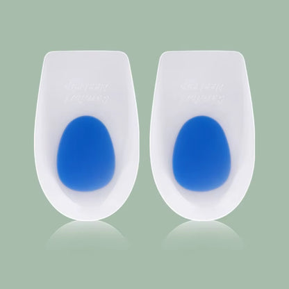 Heel Cups for Heel Pain Relief Long-Lasting Silicone Inserts for Plantar Fasciitis Heel Spurs Achilles Tendonitis