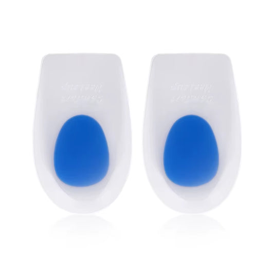 Heel Cups for Heel Pain Relief Long-Lasting Silicone Inserts for Plantar Fasciitis Heel Spurs Achilles Tendonitis